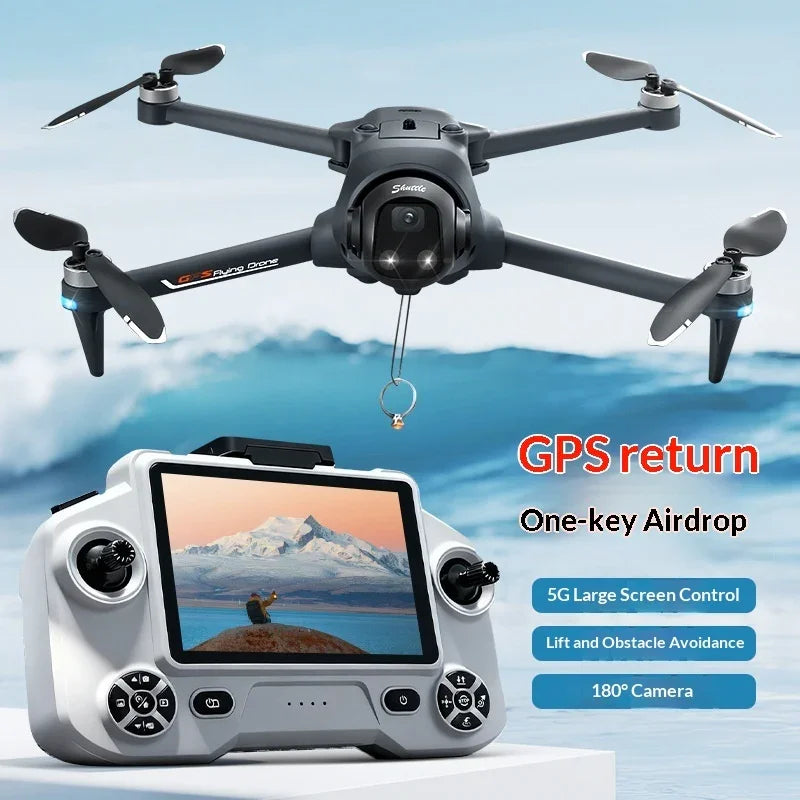 Drone With GPS-enabled Smart Positioning For Aerial Photography