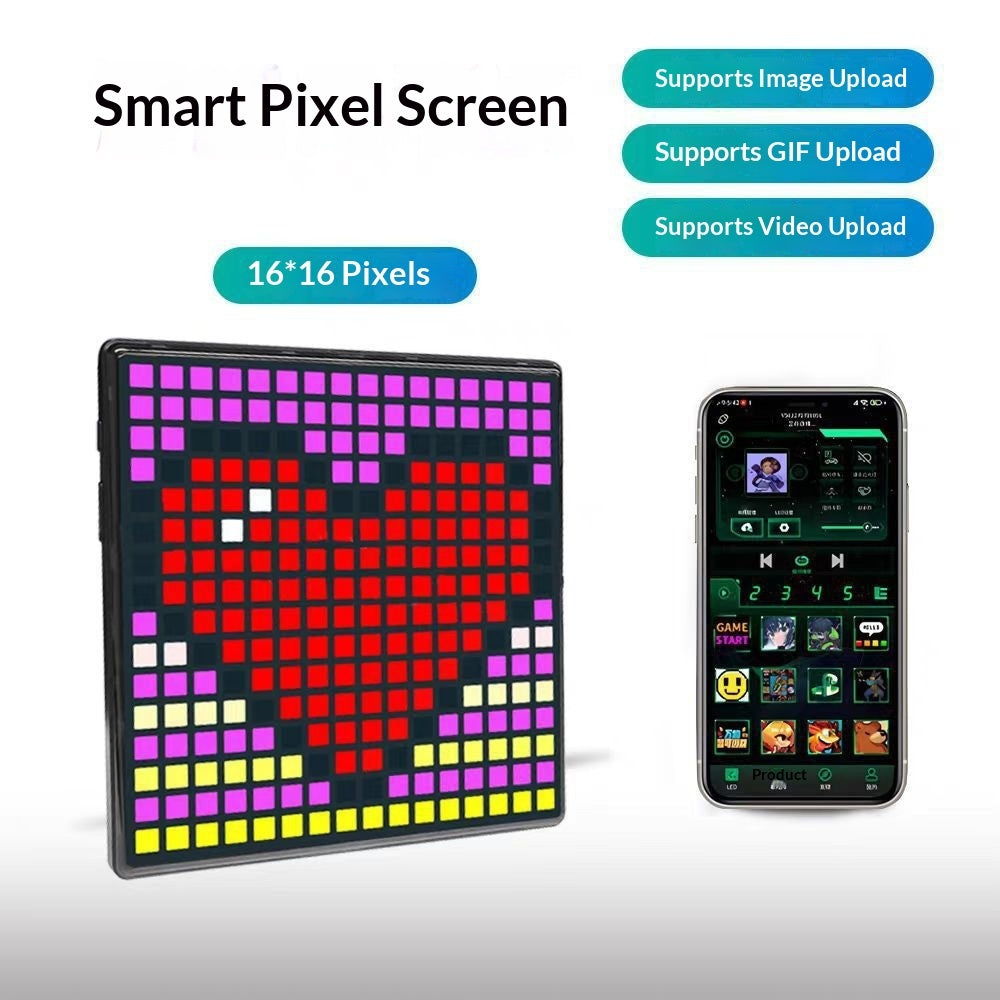 Illuminating LED Music Spectrum With 16x24 RGB, Rhythm-sensing Sound-activated Bluetooth Pixel Display