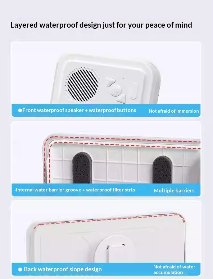 Waterproof Phone Case with Bluetooth Speaker