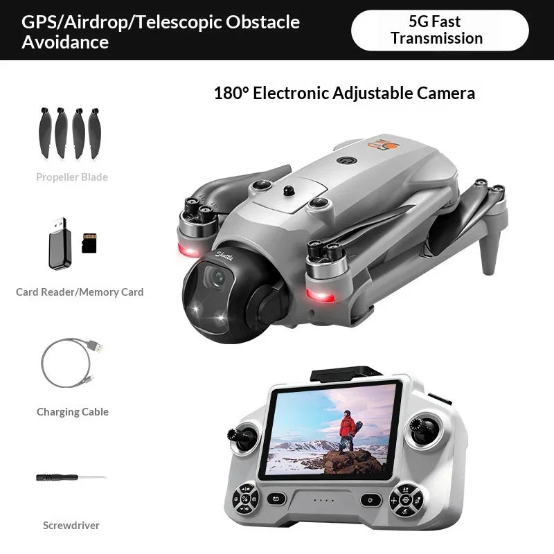 Drone With GPS-enabled Smart Positioning For Aerial Photography