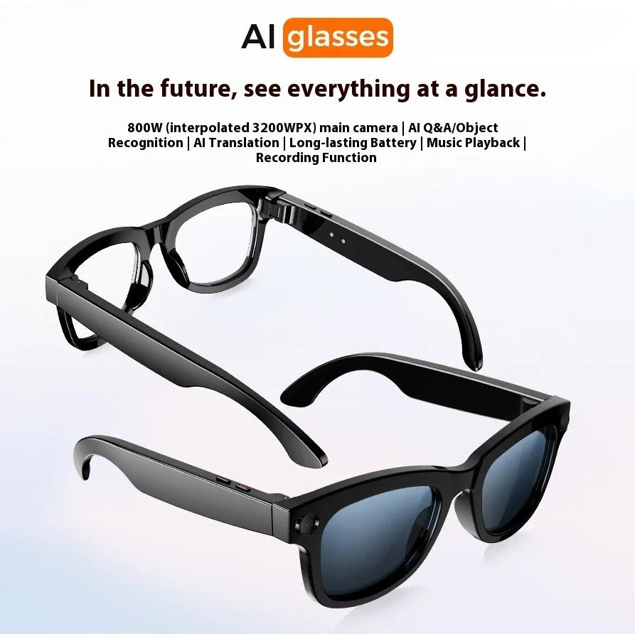 M01 HD Camera Identifying Objects Through Graph AI Translation Intelligence Glasses