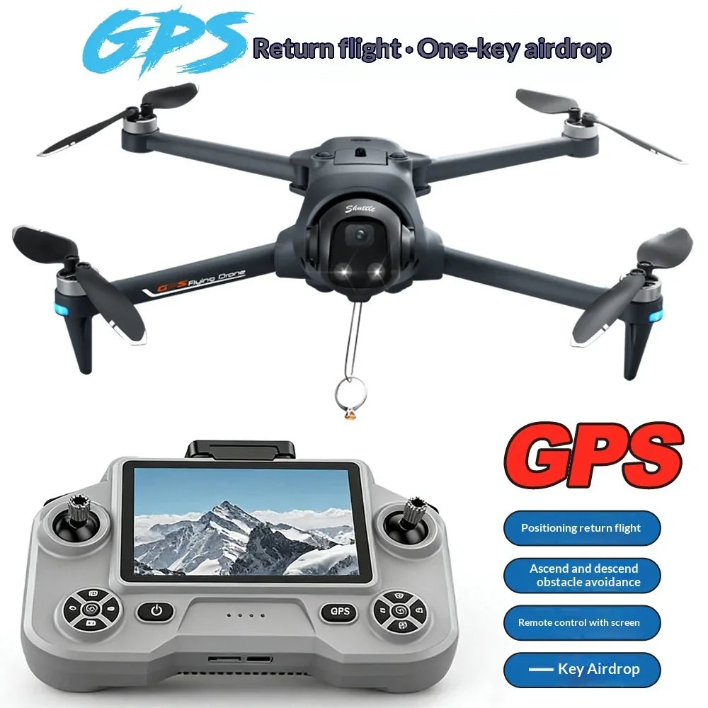 Drone With GPS-enabled Smart Positioning For Aerial Photography